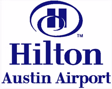 Hilton Austin Airport hotel logo, corporate event planning client