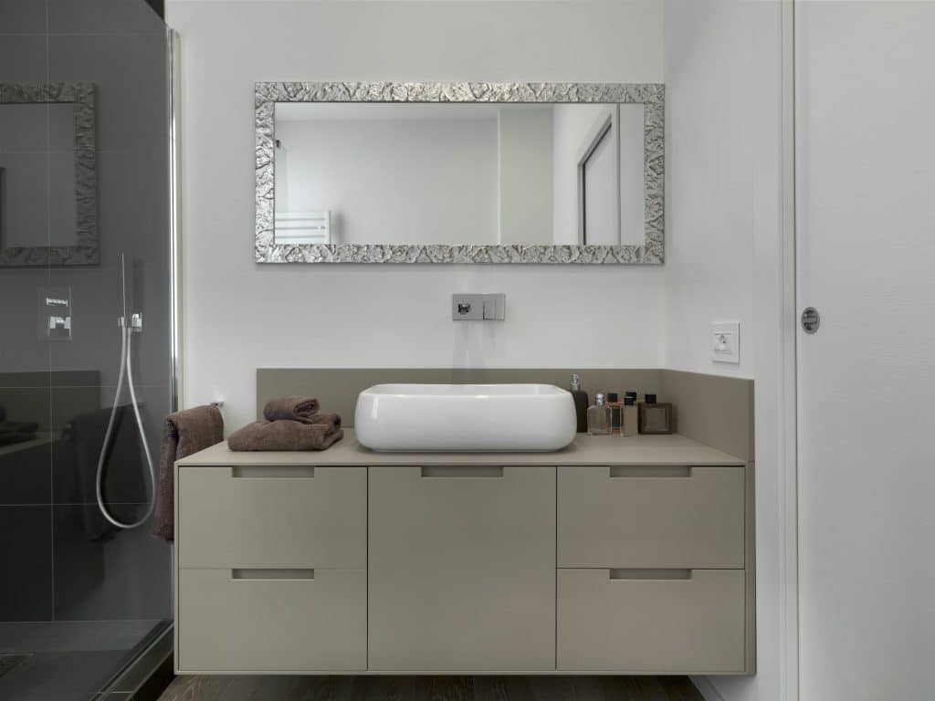 Interiors of a Modern Bathroom