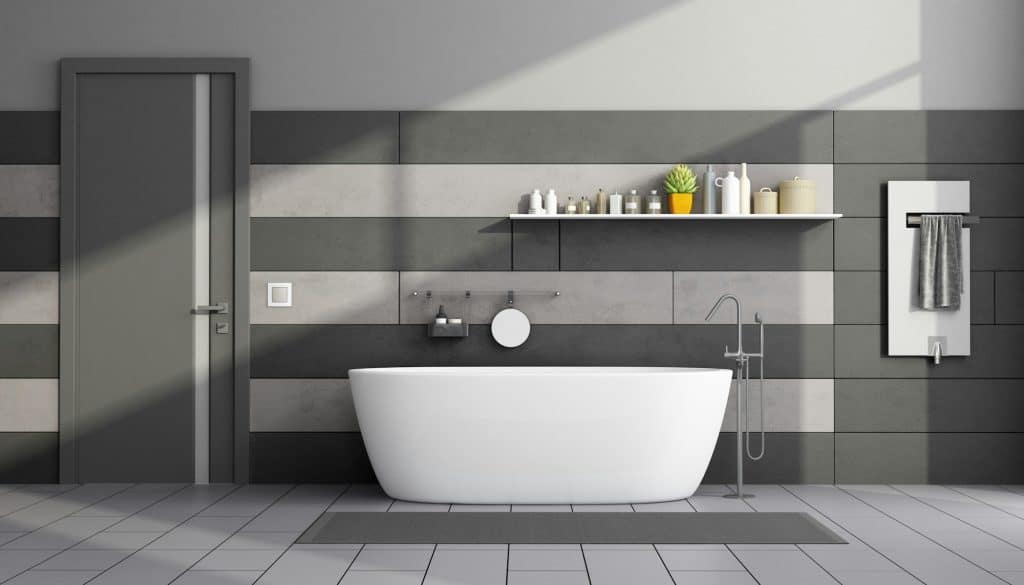 Beautiful & Affordable Bathroom Sinks and Faucets in Snohomish & King Counties | Minimalist black and gray bathroom