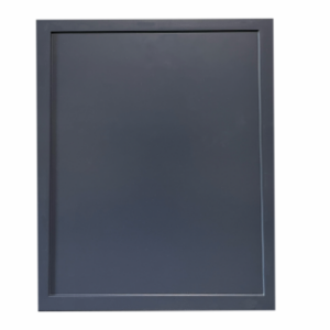 Slim Shaker cabinet frame in matte blue, showcasing a modern, minimalist profile.