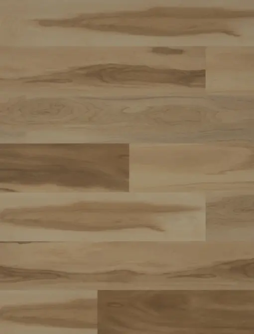 Realistic wood grain pattern on plank flooring swatch