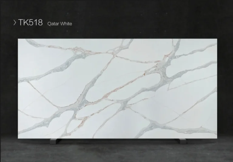 Sleek gray marble countertops